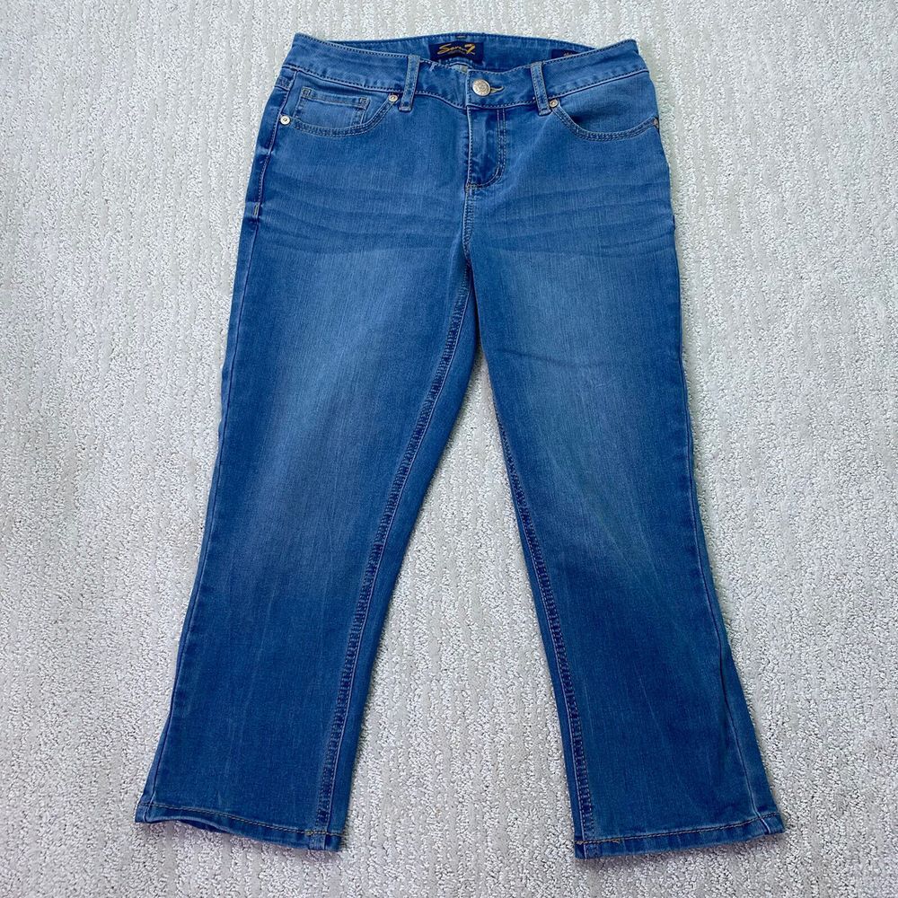 Seven 7  Skinny Jeans Womens‎ Blue Denim Size 8
